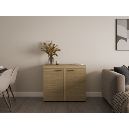 Komoda Ramon 2-drzwiowa dąb olejowany 97 cm